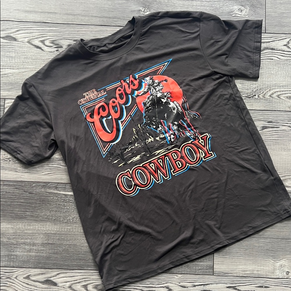 Cowboy Graphic T-Shirt - Black